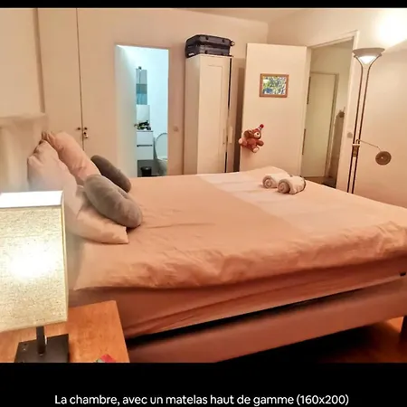 Cosy 50sqm Flat At Eiffel Tower And Parc Expos With Parking 아파트